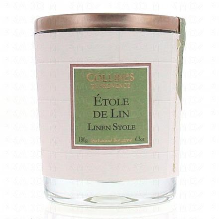 COLLINES DE PROVENCE Bougie Parfumée Etole de Lin 180g