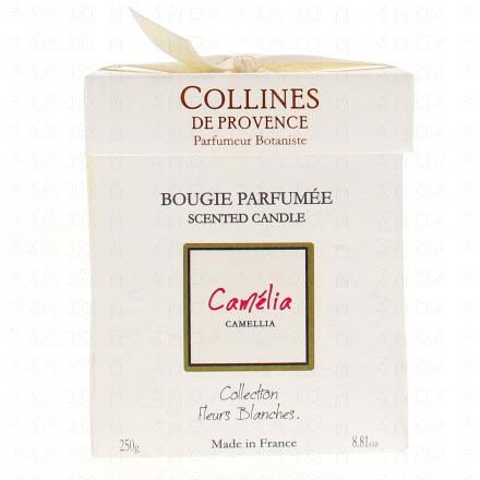 COLLINES DE PROVENCE Bougie Parfumée parfum Camélia 250g