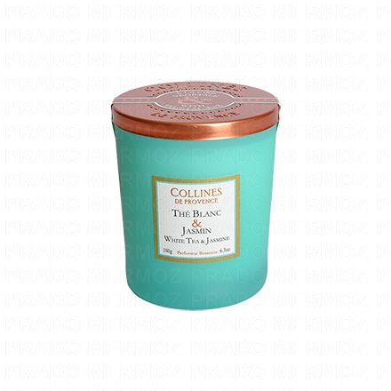 COLLINES DE PROVENCE Bougie parfumée Thé Blanc & Jasmin 180g