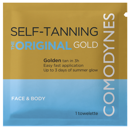COMODYNES Lingettes autobronzantes self tanning original Gold x 8