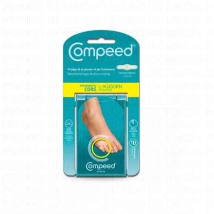 COMPEED Pansement cors moyen format boite de 10