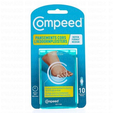 COMPEED Pansement cors moyen format boite de 10