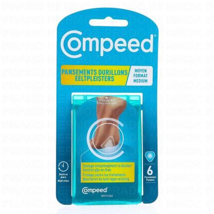 COMPEED Pansement durillons moyen format boite de 6