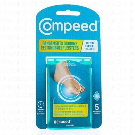 COMPEED Pansement oignons Hallux Valgus boite de 5