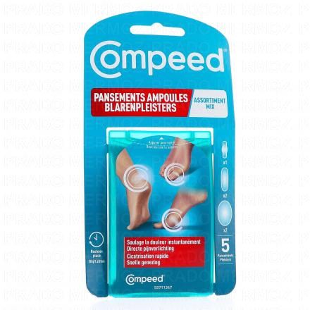 COMPEED Pansements Ampoules Assortiment boite de 5