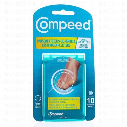 COMPEED Pansements oeils de perdrix boite de 10