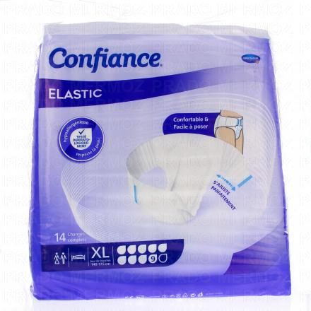 CONFIANCE Elastic - Changes complets 9 gouttes taille xl paquet de 14 2