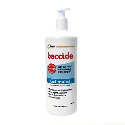 COOPER Baccide gel mains hydroalcoolique (750ml)