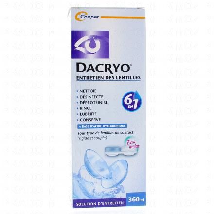 COOPER Dacryo Solution d'entretien des lentilles (flacon 360ml)