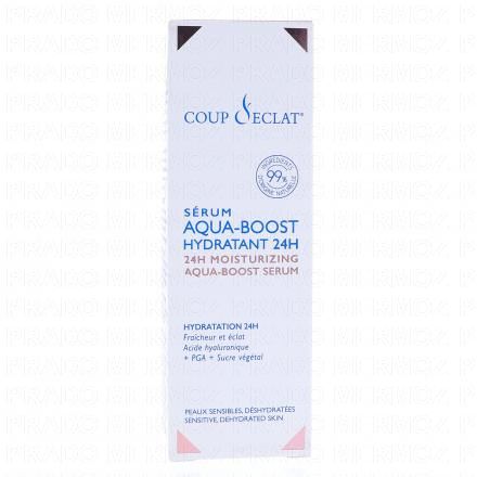 COUP D'ECLAT S&eacute;rum Aqua-Boost Hydratant 24h 30ml