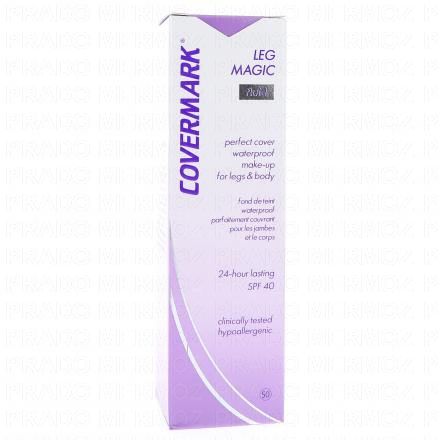 COVERMARK Leg Magic - Fluid fond de teint waterproof jambes SPF40 teinte 50 flacon 75ml