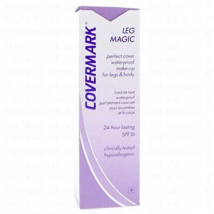 COVERMARK Leg Magic - fond de teint waterproof jambes et corps SPF16 teinte 4 tube 50ml