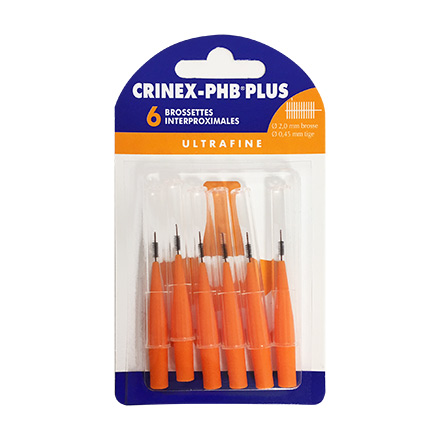PHB Plus brossettes interproximales oranges 2 mm x6 5