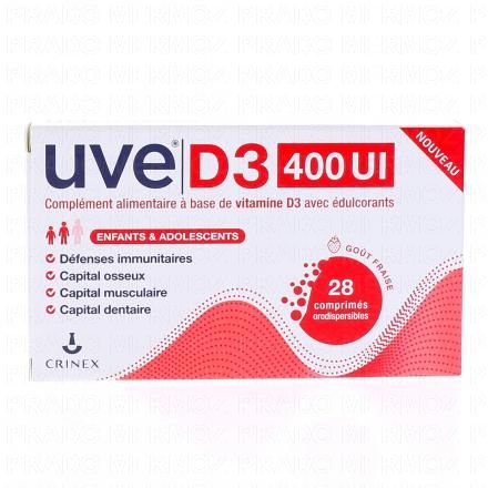 UVE D3 400 UI x28 comprimés 2