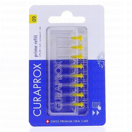CURAPROX Prime Refill 8 Recharges Brossettes (jaune 09)