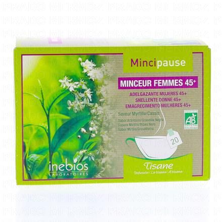 MINCIPAUSE Tisane Mineur Femmes 45+ Myrtille/Cassis x20 sachets
