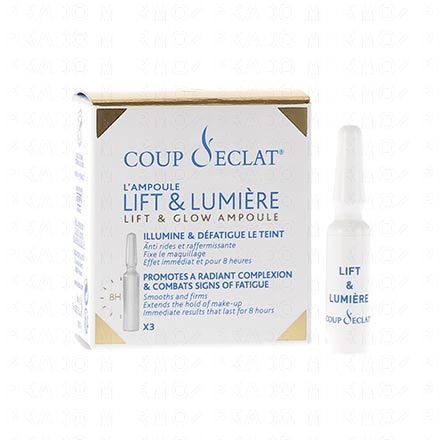 COUP D'ECLAT lifting et lumière du teint (3 ampoules)