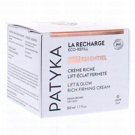 Crème Riche Lift essentiel - Crème lift-éclat fermeté bio recharge 50ml