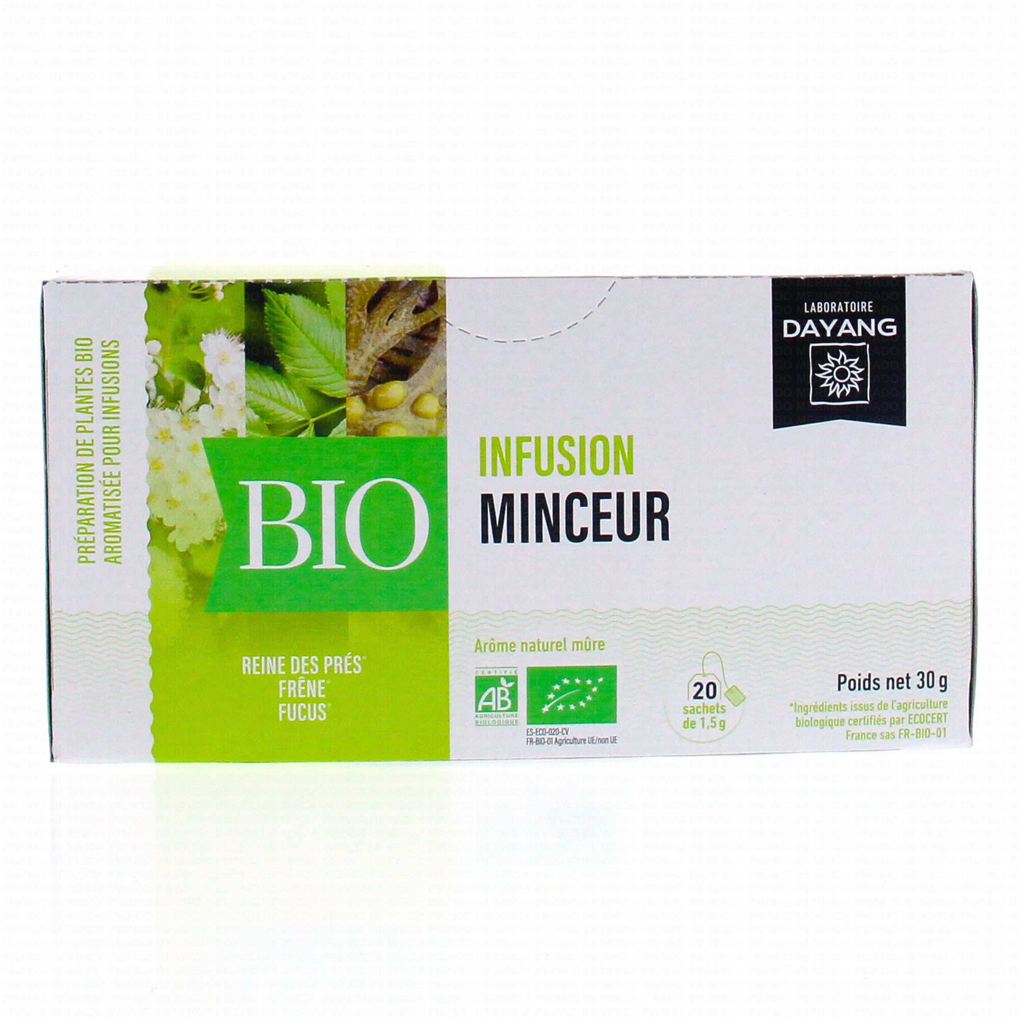 Infusion Perte de poids bio 20 sachets au meilleur prix