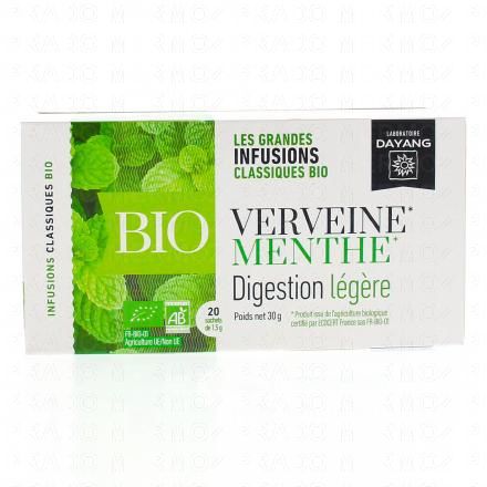 DAYANG Verveine menthe bio 20 sachets