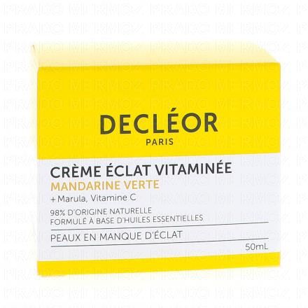 DECLEOR Mandarine verte Crème éclat vitaminée 50ml