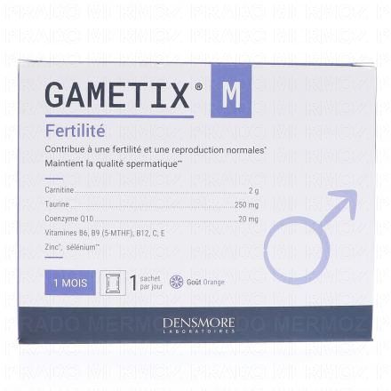 DENSMORE Gametix M Fertilité Homme x30 Sachets