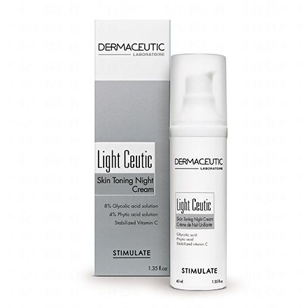 DERMACEUTIC Stimuler - Light Ceutic Crème de nuit unifiante flacon 40ml