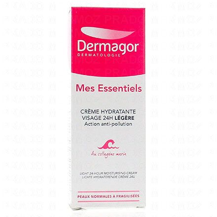 DERMAGOR Crème hydratante visage légère au collagène marin tube et silicium 40ml