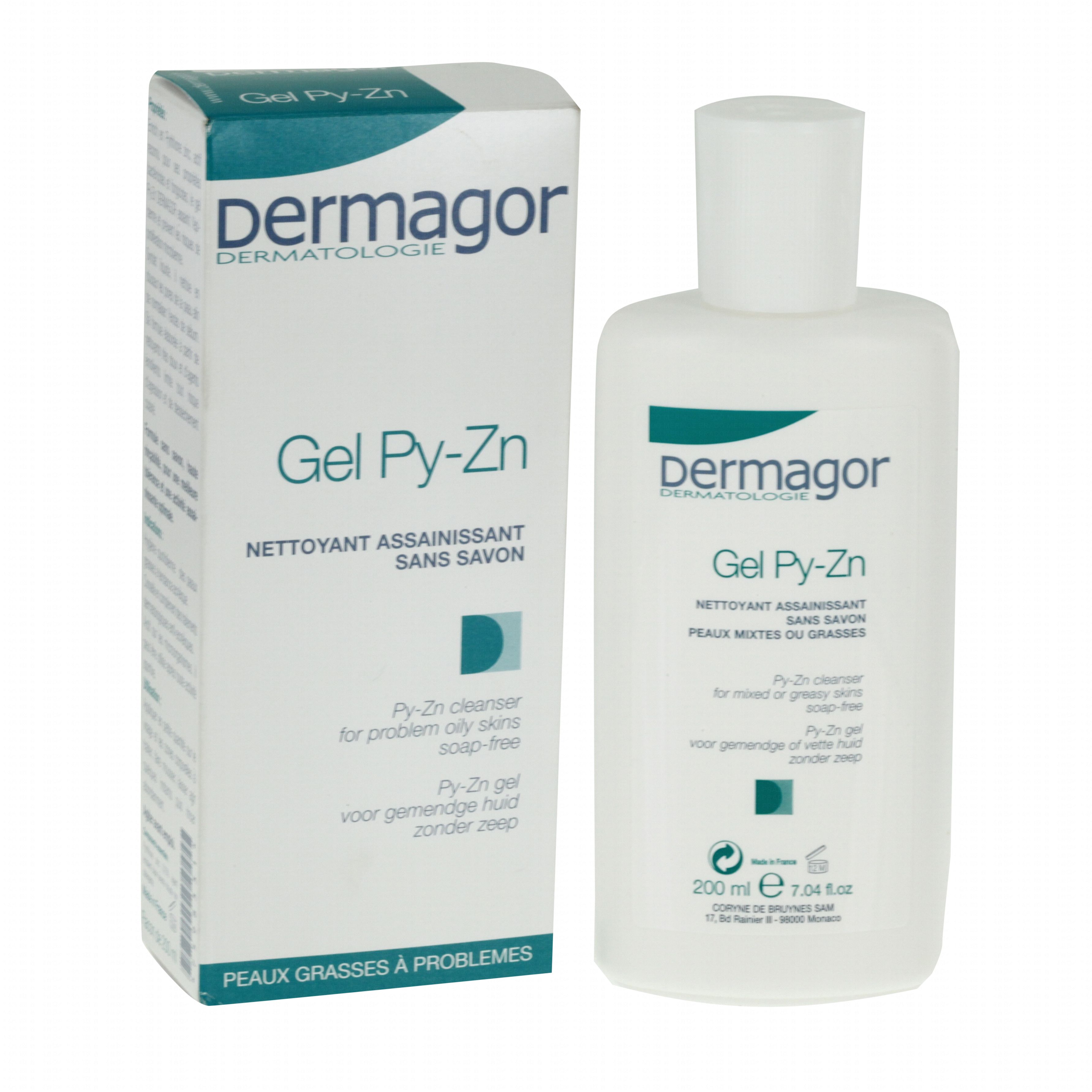 DERMAGOR Gel PyZn flacon 200ml Parapharmacie en ligne Prado Mermoz