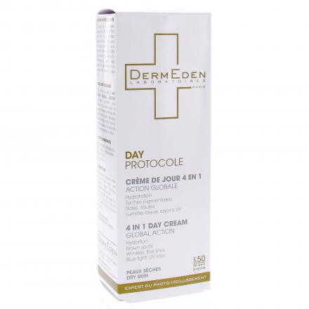 DERMEDEN Day protocole Crème anti-âge SPF 50 tube 50 ml