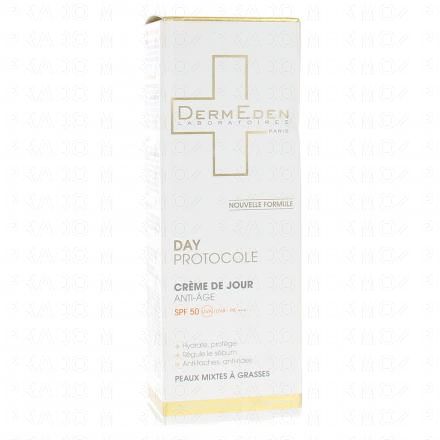 DERMEDEN Day protocole Crème de jour 4 en 1 action globale SPF50 tube 50ml