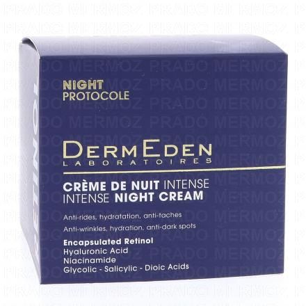 DERMEDEN Night protocole cr&egrave;me de nuit pot 50ml