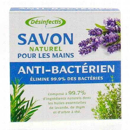 DESINFECTIS Savon naturel pour les mains anti-bactérien 125g