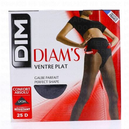 DIM Collant femme voile noir Diam's 25D (taille 2)