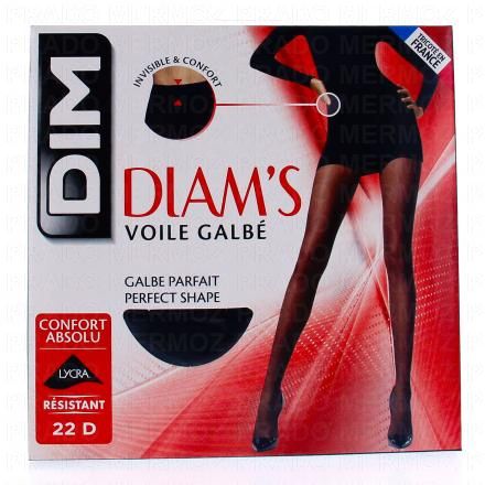 DIM Collant voile galbé diam's noir 22D (taille 3)