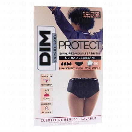 DIM Protect - Boxer ultra absorbant noir flux abondant (44/46)