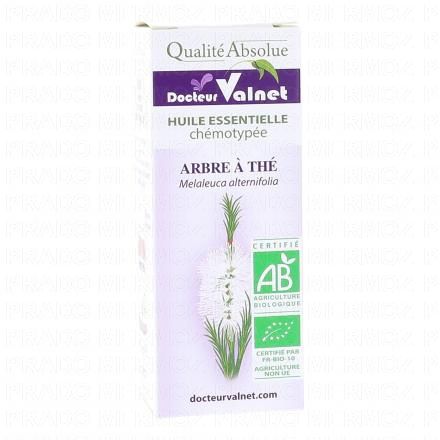 DOCTEUR VALNET Huile essentielle d’arbre à thé bio flacon 10ml