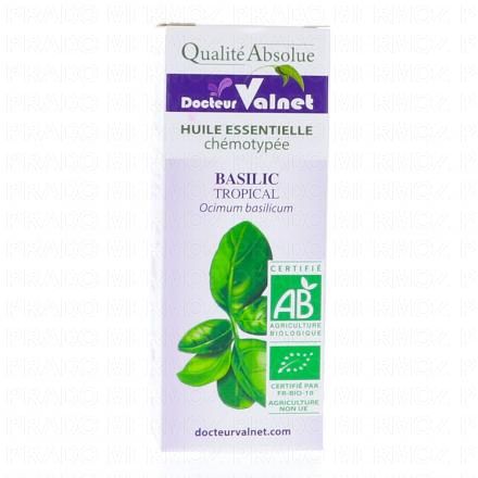 DOCTEUR VALNET Huile essentielle de basilic bio flacon 10ml 2