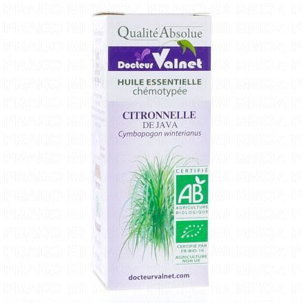 DOCTEUR VALNET Huile essentielle de citronnelle bio flacon 10ml 2