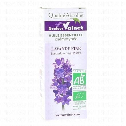 DOCTEUR VALNET Huile essentielle de lavande fine bio flacon 10ml