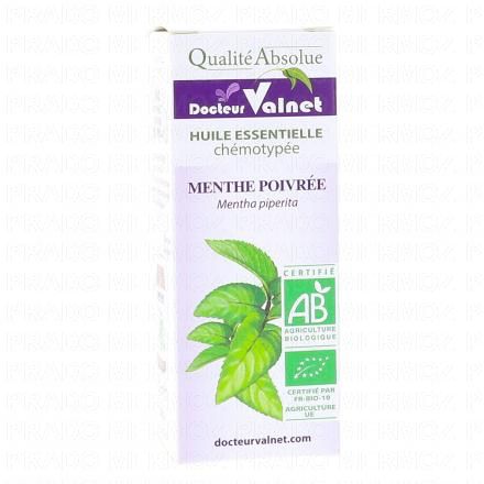 DOCTEUR VALNET Huile essentielle de menthe poivrée bio flacon 10ml