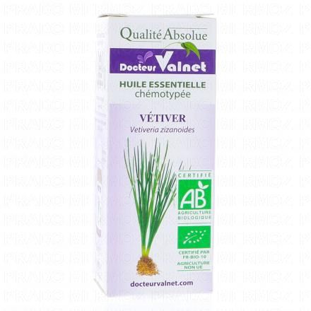 DOCTEUR VALNET Huile essentielle de vetiver bio flacon 10ml 2