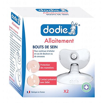 DODIE Allaitement bouts de sein anatomiques x 2