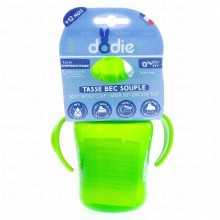Tasse d'apprentissage verte +12 mois 300ml