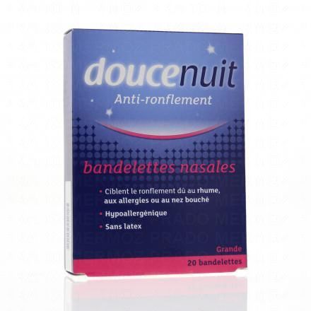 DOUCE NUIT Bandelettes nasale - anti-ronflements boîte de 20 bandelettes 3