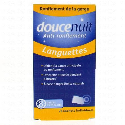 Douce Nuit Anti-ronflement Languettes 28 sachets - Pharmacie en