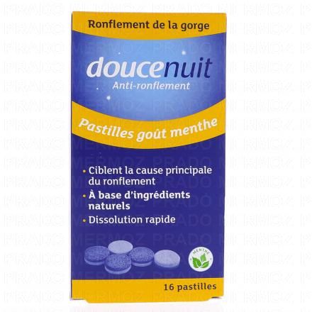 DOUCE NUIT Pastilles double action anti-ronflement x 16