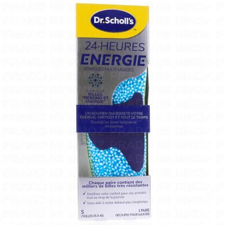 DR.SCHOLL'S Energie Semelles Multi-Usages 1 paire (taille s (35 à 40))