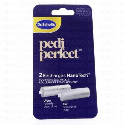 DR.SCHOLL'S Pedi Perfect - (2 recharges nano tech)