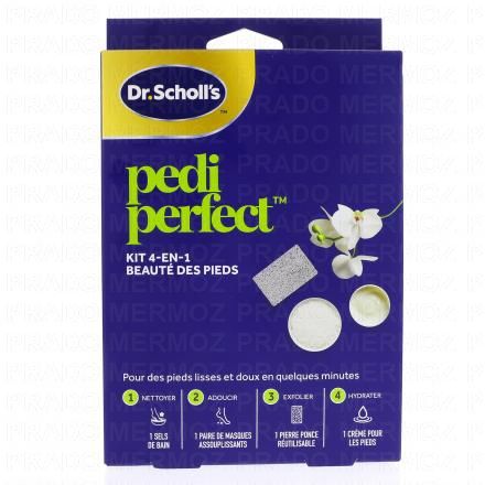 DR.SCHOLL'S Pedi Perfect Kit 4 en 1 Beaut&eacute; des pieds